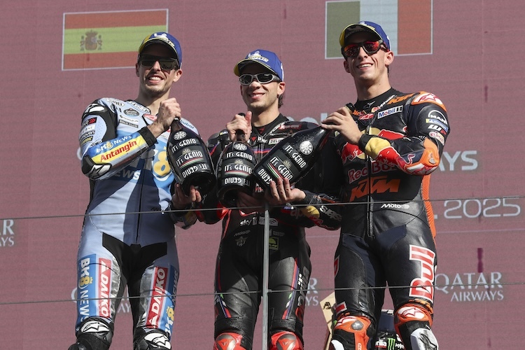 Alex Márquez, Marco Bezzecchi, Pedro Acosta