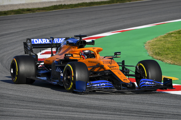 Carlos Sainz im neuen McLaren