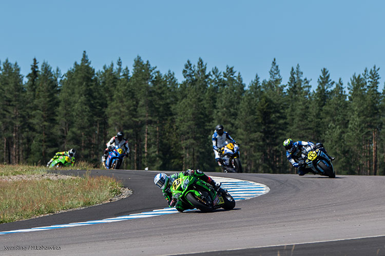 Die Finnische Superbike-Meisterschaft gastierte 2021 auf dem KymiRing