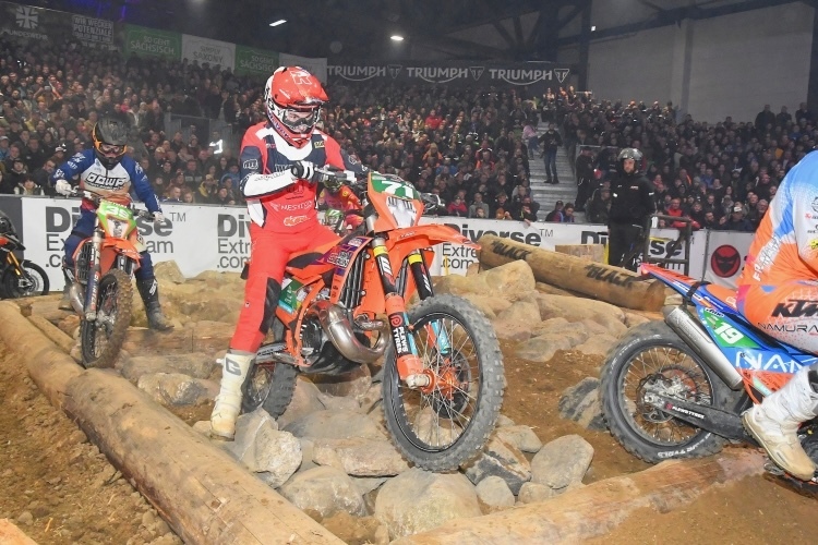 Maximilian Spies beim SuperEnduro Riesa 2025