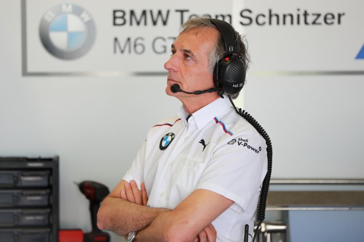 Musste zusehen wie sein BMW Plätze verlor: Schnitzer-Teamchef Charly Lamm