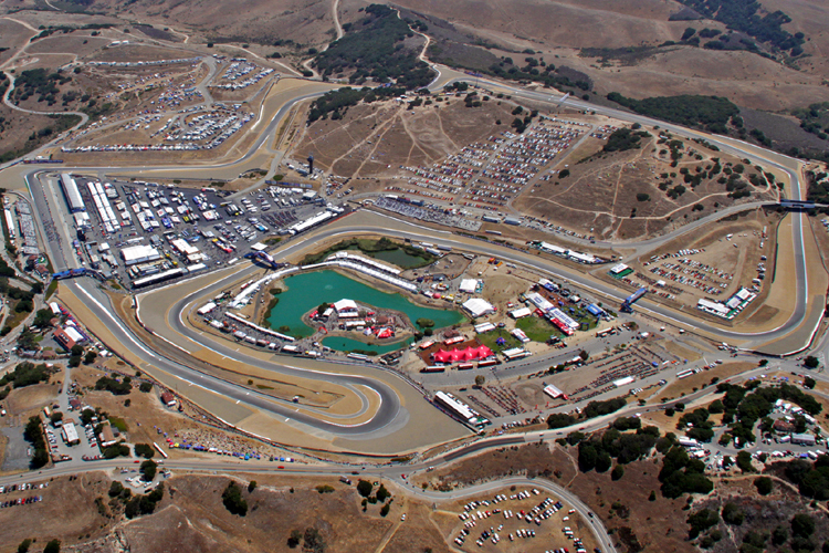 Der Mazda Raceway Laguna Seca in Monterey (Kalifornien)