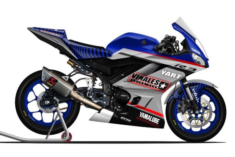 So soll die Yamaha R3 von Vinales Racing aussehen
