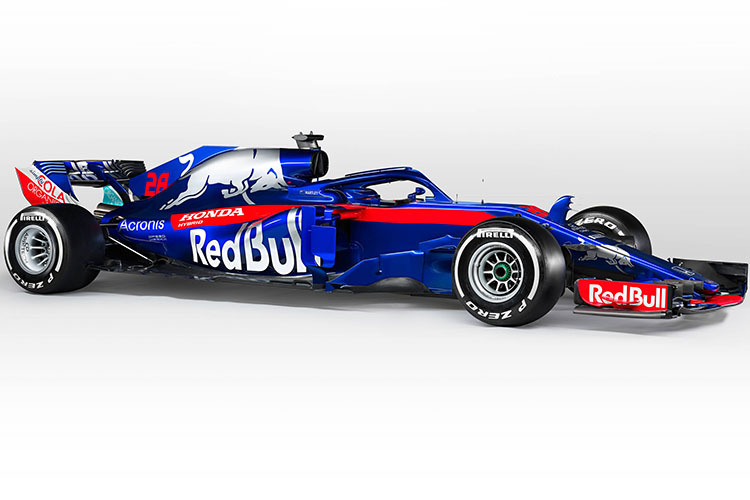 Das Design von der Scuderia Toro Rosso 2018