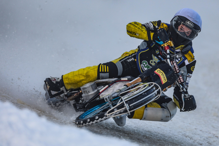 Heikki Huusko ist ein aufstrebender Stern im Eisspeedway-Sport