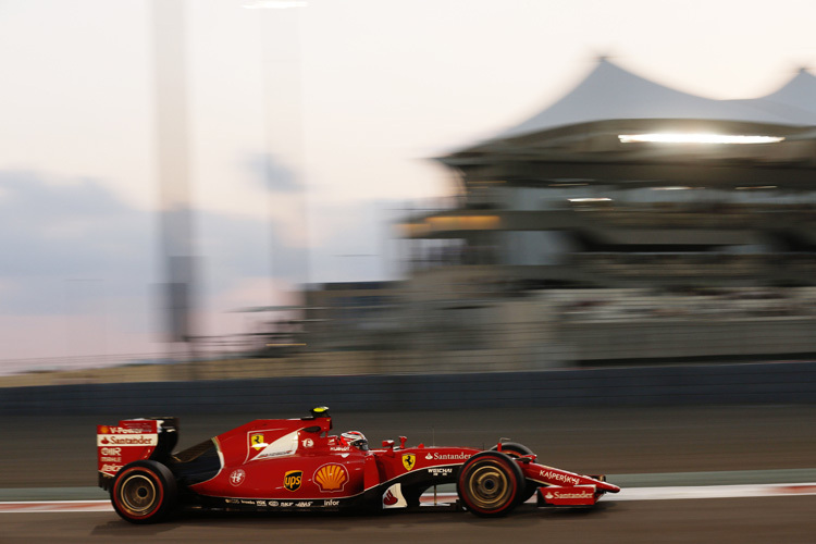 Kimi Räikkönen in Abu Dhabi