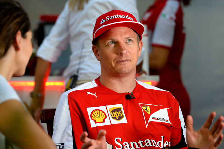 Fleissig: Kimi Räikkönen absolvierte 100 Startübungen im Simulator