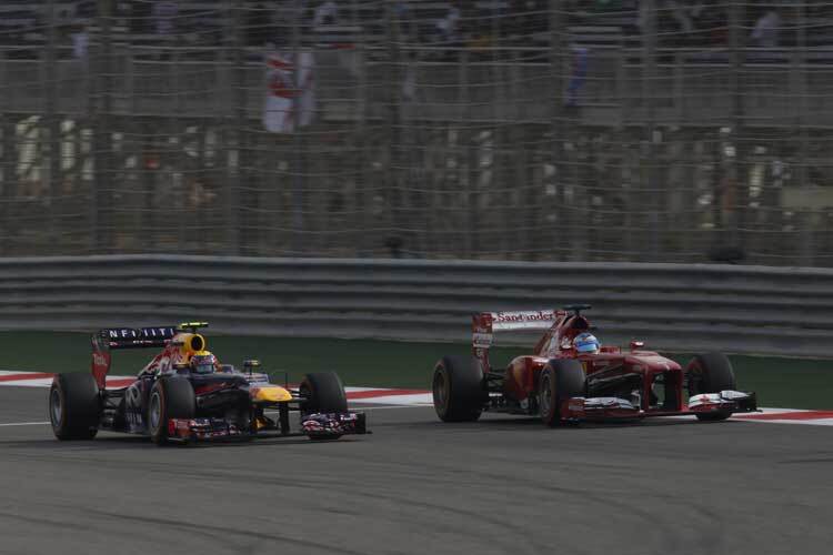 Faire Kämpfe: Alonso gegen Webber