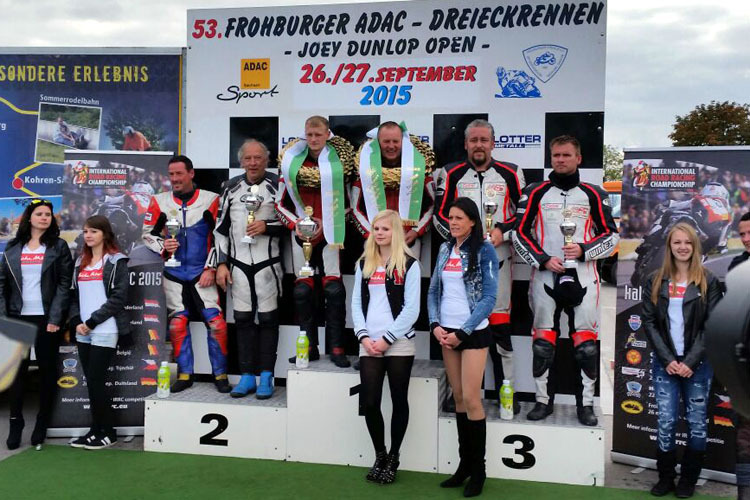 F1 Trophy 1000: Linder, Bereuter, Roick, Knapton, Böse und Steinbach (v.l.)