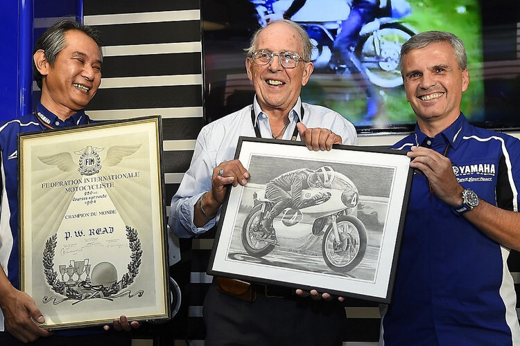 Phil Read feierte das 50-jährige Jubiläum des ersten Yamaha-Titels