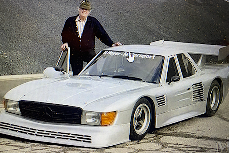 Hans Heyer und sein Mercedes