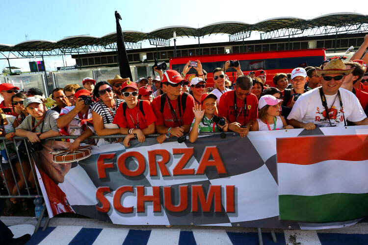 Michael Schumacher ist bei den Ferrari-Fans selbst zum Mythos geworden