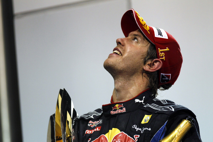 Der erste Titelgewinn von Red Bull: Sebastian Vettel 2010 in Abu Dhabi