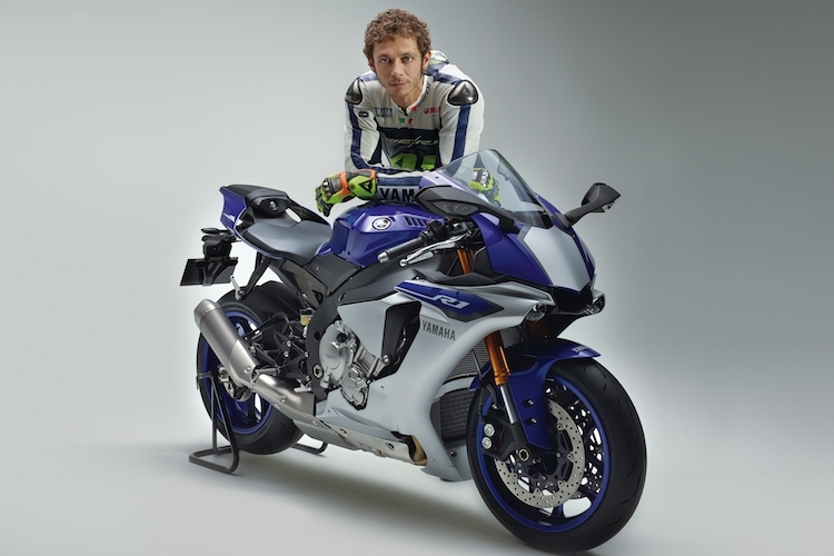 Valentino Rossi präsentierte die neue Yamaha R1 auf der EICMA