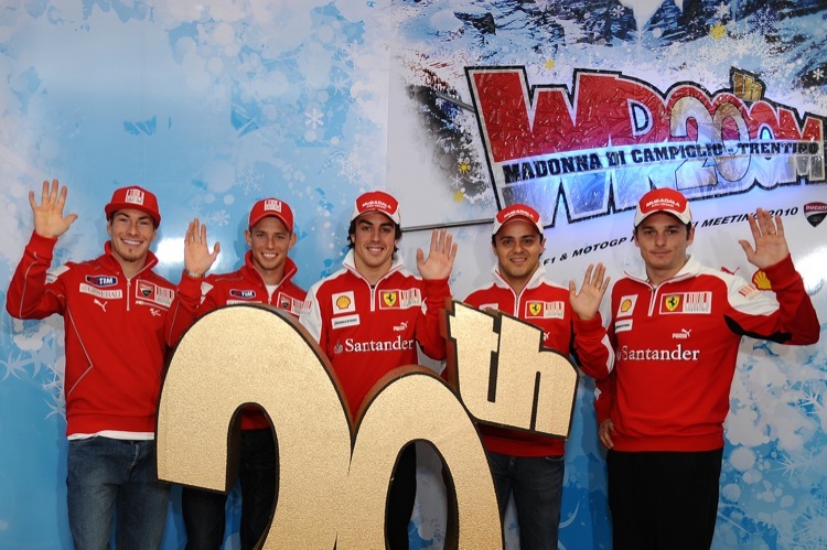 Ducati und Ferrari-Team