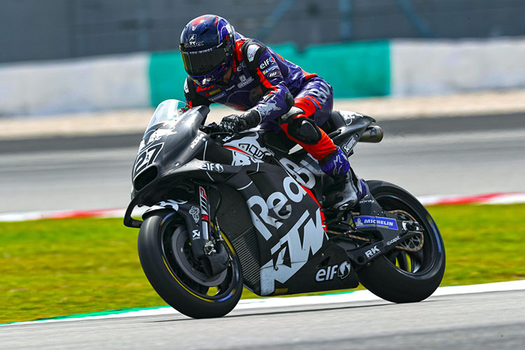 Iker Lecuona beim dritten MotoGP-Test, erstmals auf der 2020-KTM