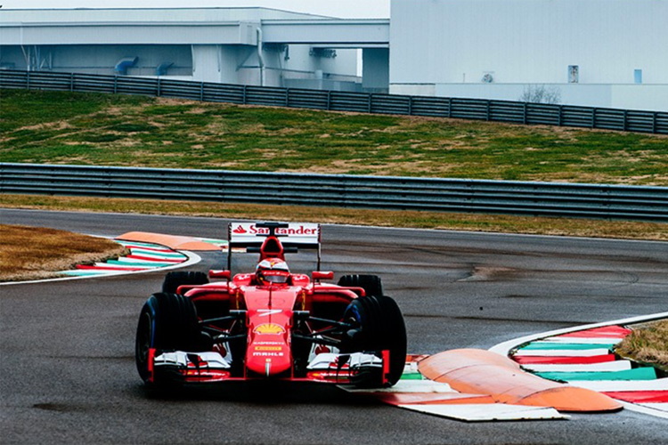 Kimi Räikkönen in Fiorano