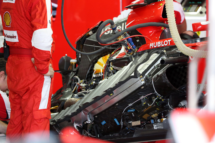 Der 2015er Motor von Ferrari