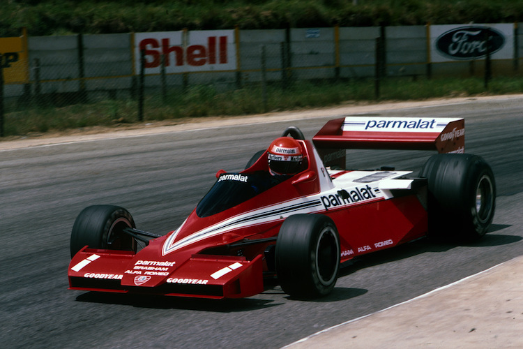 In Südafrika sah der Rennwagen von Niki Lauda dann so aus