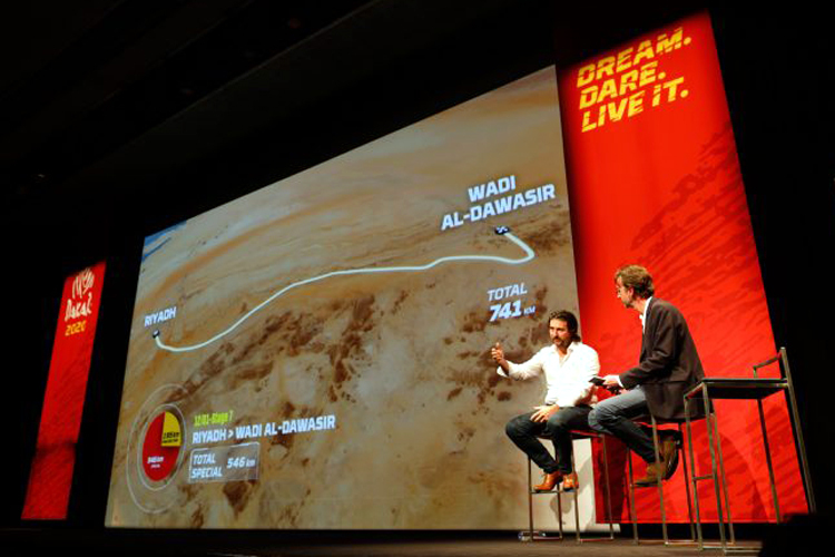 In Paris wurde die Route der Rallye Dakar 2020 vorgestellt