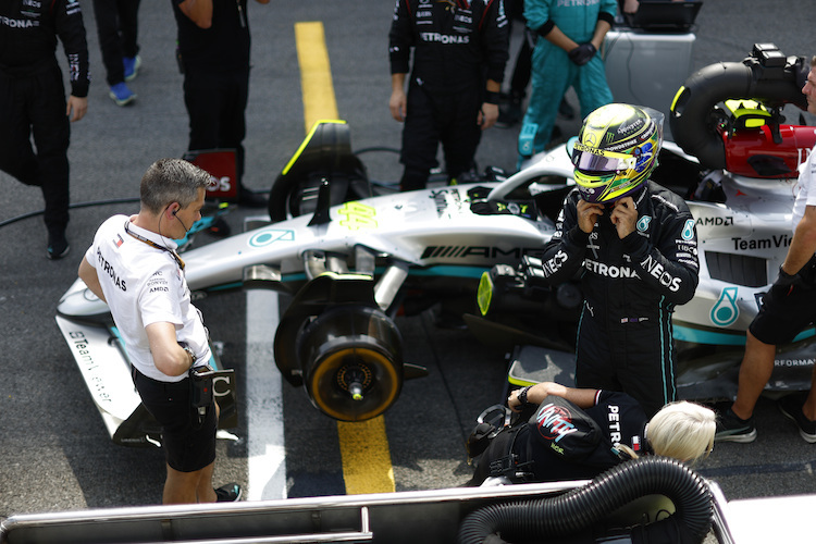 Mercedes wünscht sich nach dem Triumph von George Russell einen Sieg von Lewis  Hamilton