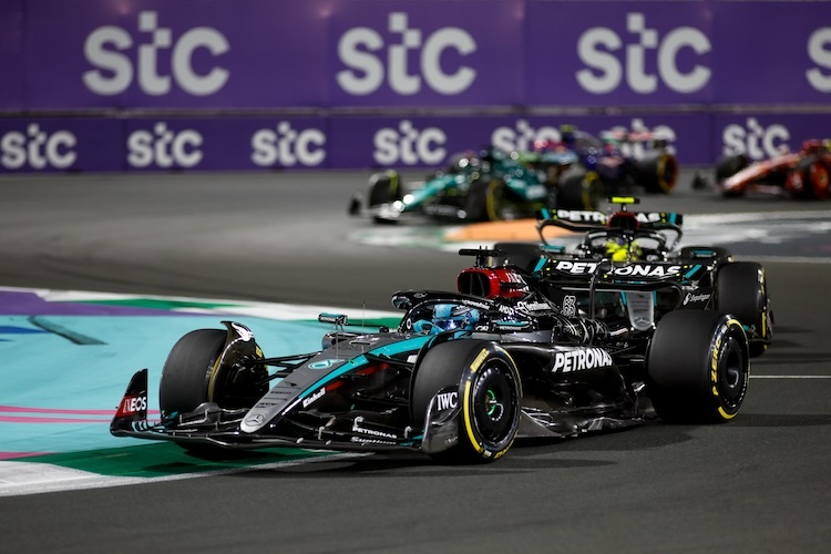 Der GP in Saudi-Arabien verlief für die Mercedes-Piloten frustrierend 