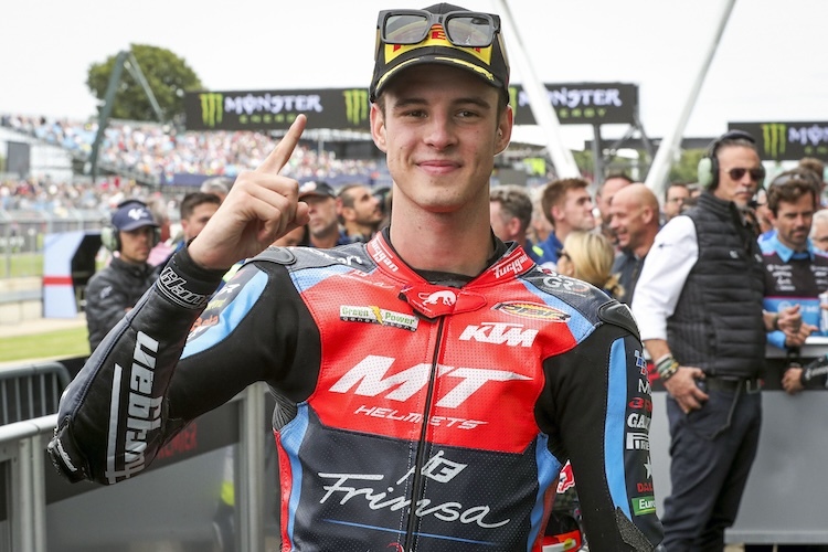 Moto3-Sieger in England: Ivan Ortola