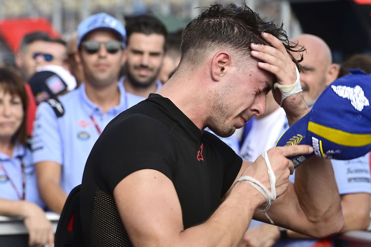 Nach Platz 4 in Mandalika wurde Fabio Di Giannantonio von seinen Gefühlen überwältigt