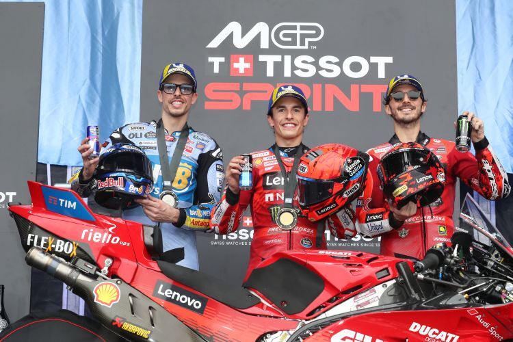 Sprint - Alex Márquez, Marc Márquez & Francesco Bagnaia