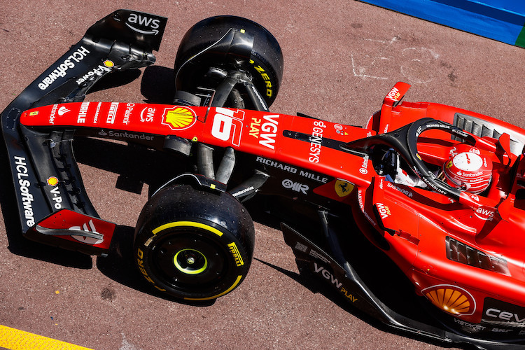 Die Versteigerung von Leclercs Monaco-Helm brachte mehr als 300.000 Euro ein
