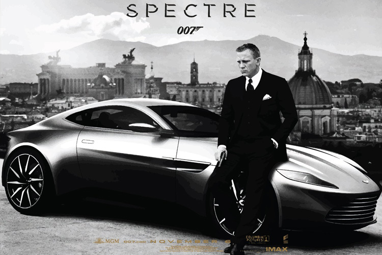 Werbung für den neuen Bond-Film