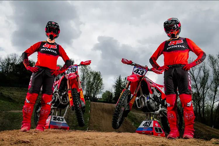 Das Honda-MXGP-Duo Tim Gajser und Mitch Evans