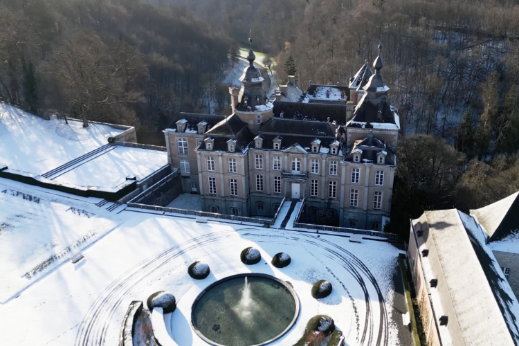 Das Chateau de Modave bot einen extravaganten Rahmen