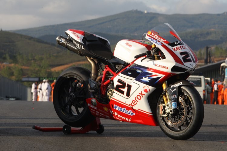 Troy Bayliss fuhr 2008 mit der Ducati 1098R seinen dritten WM-Titel ein