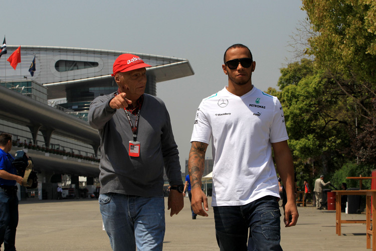Niki Lauda: «Lewis, zur Siegerstrasse geht es da lang»