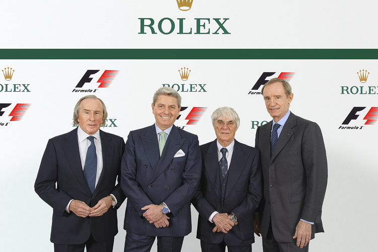 Bernie Ecclestone holte Rolex an Bord der F1