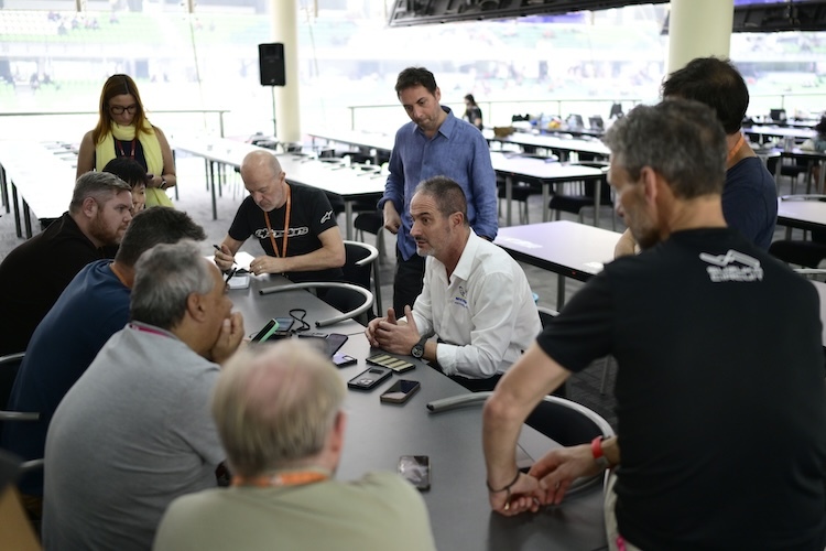 Michelin-Manager Taramasso steht Rede und Antwort in Sepang