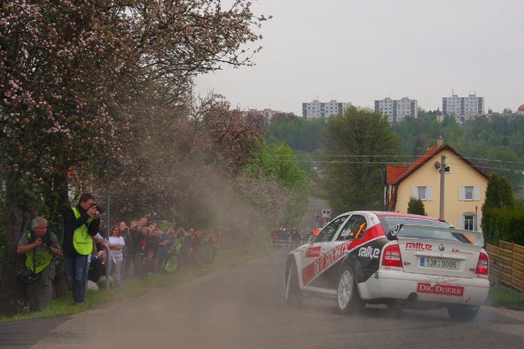 Matthias Kahle im Skoda Octavia WRC