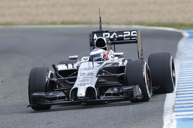 Jenson Button: Tagesschnellster im McLaren MP4-29