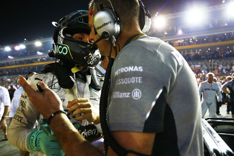 Mercedes-Star Nico Rosberg: Verzweiflung vor dem Start in Singapur