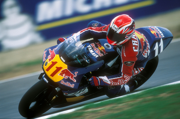 Simon Crafar auf der Red Bull-Yamaha 1998