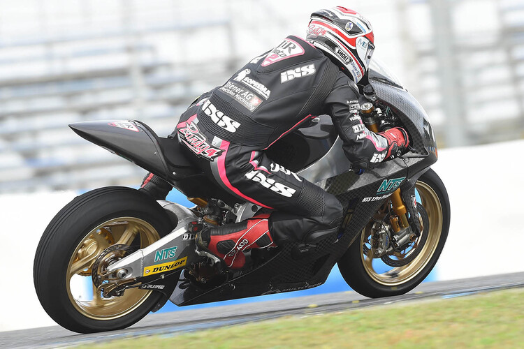 Moto2-Test im November in Jerez: Randy Krummenacher auf der NTS