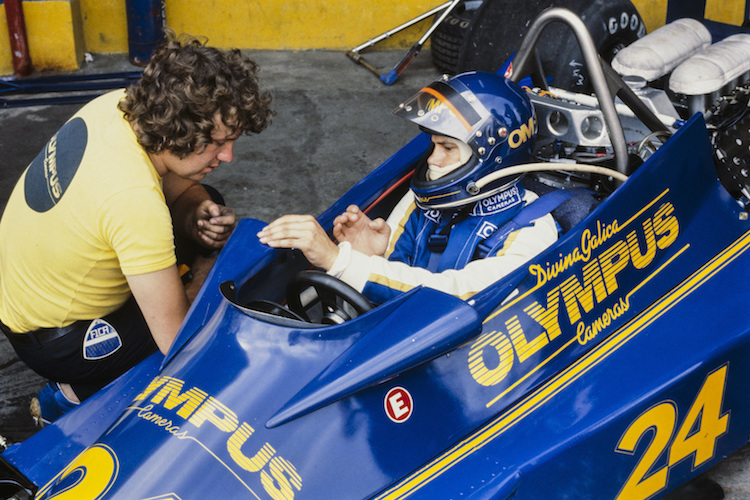 Galica in Argentinien 1978, links der spätere Formel-1-Rennleiter Charlie Whiting