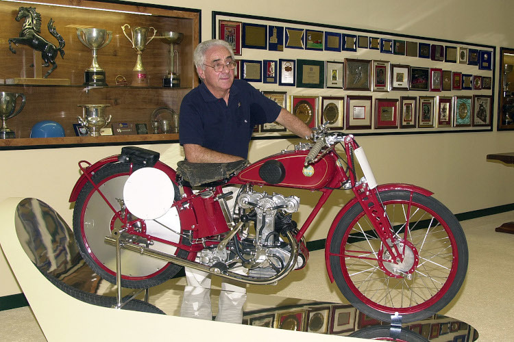 Giancarlo Morbidelli verfügte über eine Sammlung historischer Motorräder