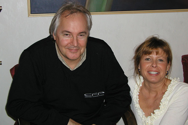 Clemens Driesch mit seiner Frau Christelle