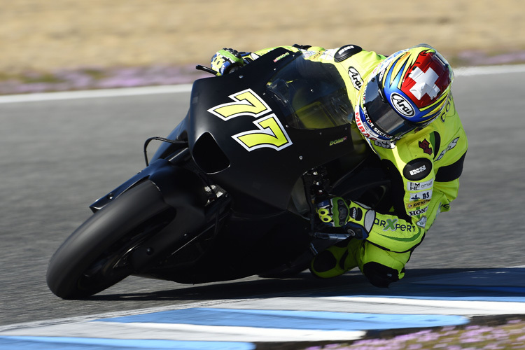 Dominique Aegerter beim MotoGP-Test in Jerez