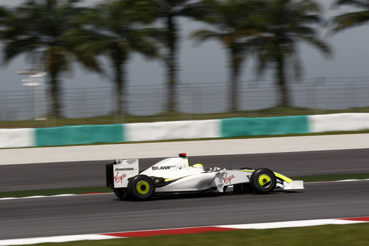 Jenson Button auf dem Sepang International Circuit