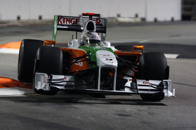 Voller Einsatz von Adrian Sutil (Force India).