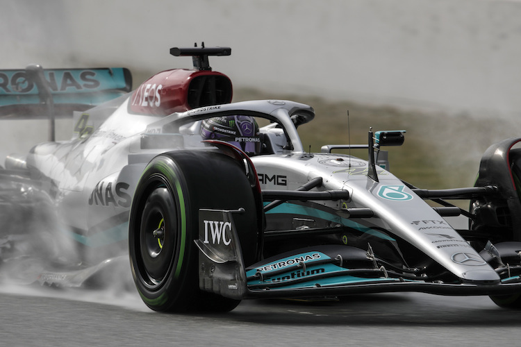Lewis Hamilton war am letzten Barcelona-Testtag der Schnellste