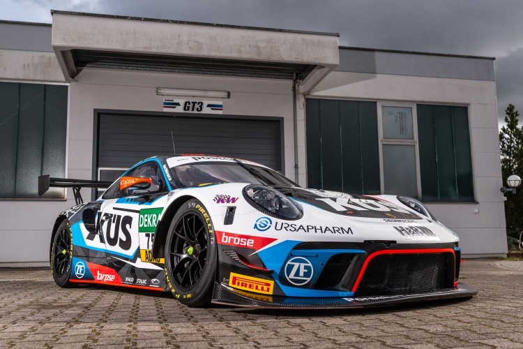 Diesen Porsche 911 GT3 R vom Küs Team Bernhard wird Christian Engelhart 2021 im ADAC GT Masters pilotieren